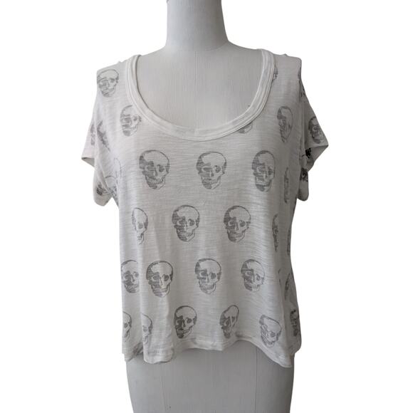 Chrldr modal skull tee - Picture 1 of 10